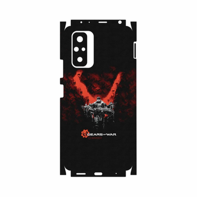 برچسب پوششی ماهوت مدل Gears-Of-War-Game-FullSkin مناسب برای گوشی موبایل شیائومی Redmi Note 10 Pro