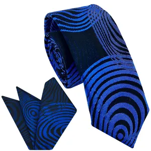 ست کراوات و دستمال جیب مردانه هکس ایران مدل KT- MJ BL