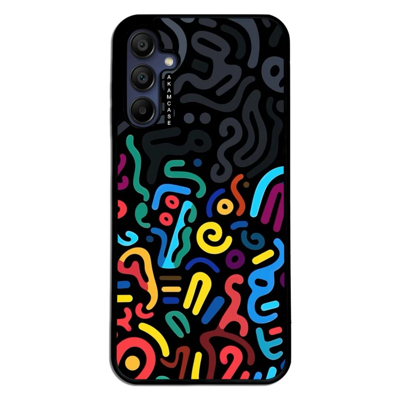 کاور آکام مدل AMC-WSGA15-DOODLE8 مناسب برای گوشی موبایل سامسونگ Galaxy A15