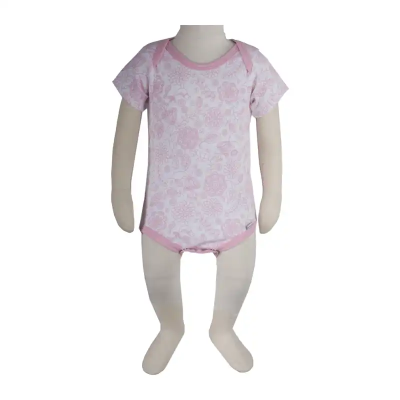 ست 18 تکه لباس نوزادی آدمک مدل پرنیان رنگ صورتی