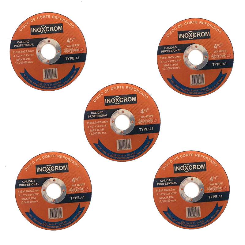 صفحه استیل بر اینوکس کروم مدل 41-115 بسته پنج عددی