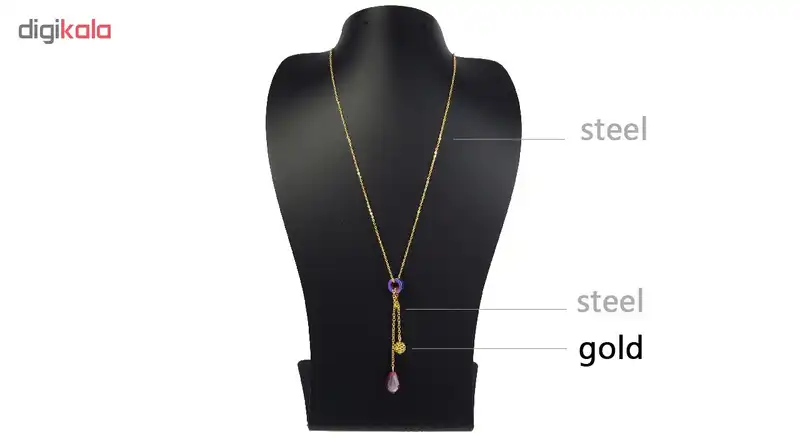 گردنبند طلا 18 عیار زنانه مانچو مدل sfg638