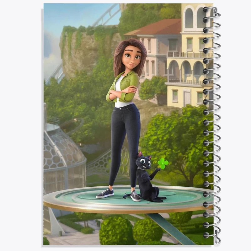 دفتر نت موسیقی 50 برگ خندالو مدل انیمیشن شانس لاک Luck کد 26035