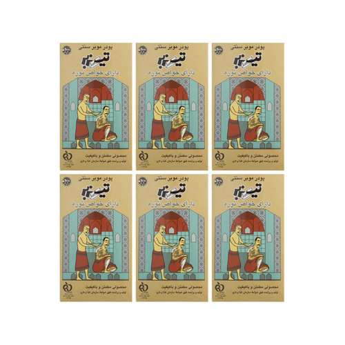 پودر موبر تیزبر مدل نوره وزن 400 گرم مجموعه 6 عددی