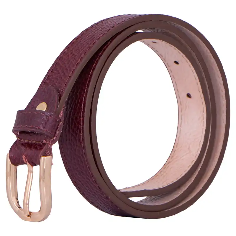 کمربند زنانه چرم آرا مدل wj035--f