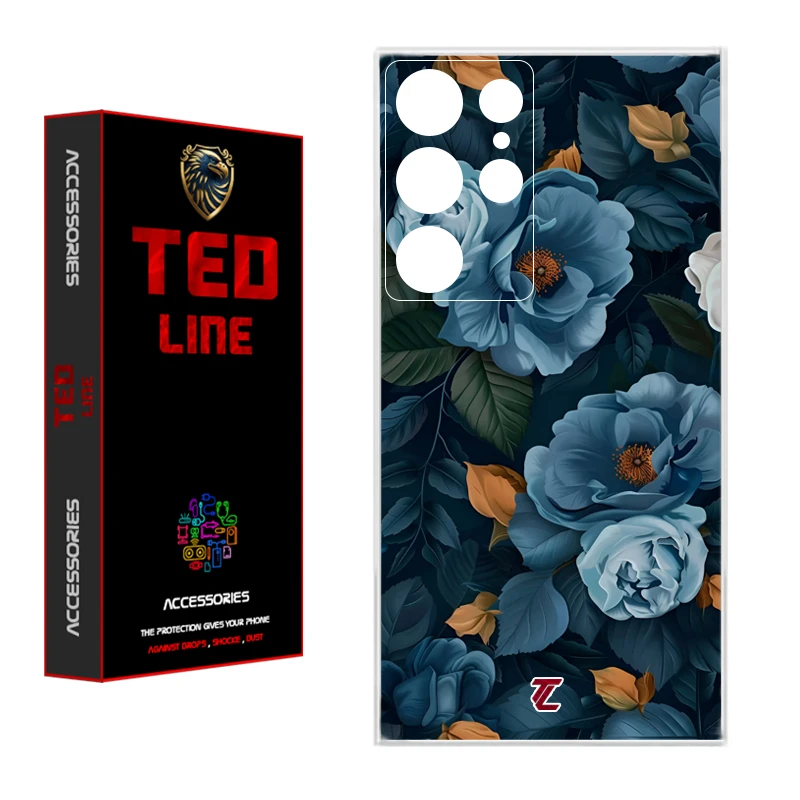 کاور تدلاین طرح گل کد 1227 مناسب برای گوشی موبایل سامسونگ Galaxy S21 Ultra