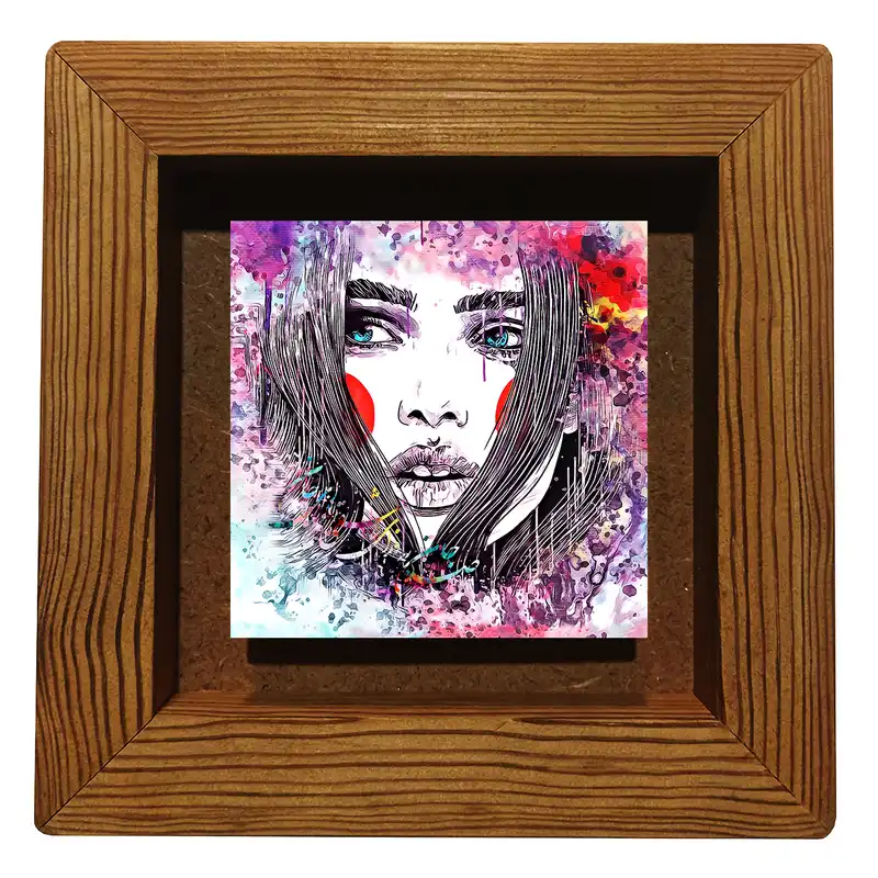 تابلو کاشی مدل عاشقی p148  ابعاد 20x20