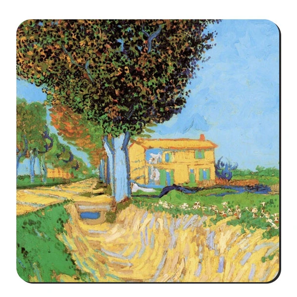 	 زیر لیوانی طرح نقاشی ونسان ونگوگ کد nzl08