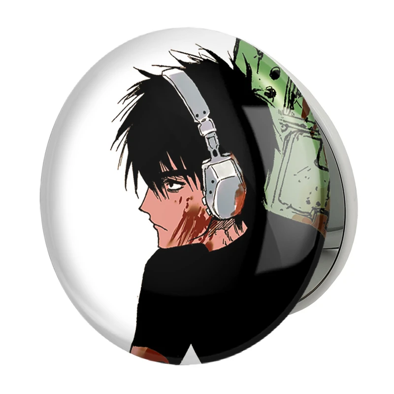 آینه جیبی خندالو طرح نیکولاس انیمه تریگان (Trigun) مدل تاشو کد 36230