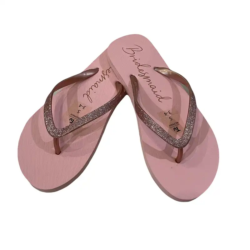 دمپایی لاانگشتی دخترانه مدل TU16 رنگ صورتی