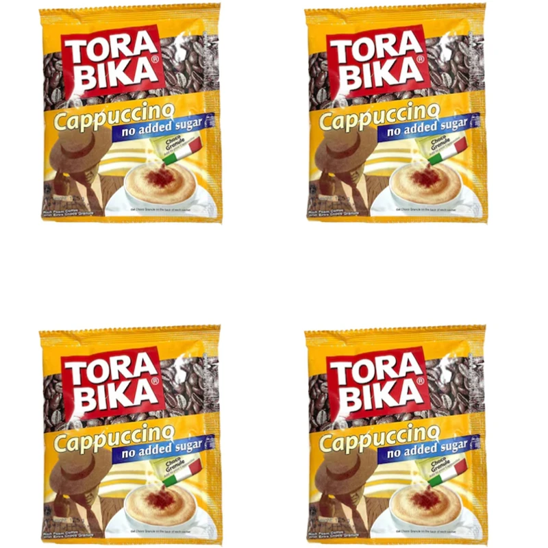 کاپوچینو رژیمی بدون شکر تورابیکا - 12.5 گرم بسته 4 عددی