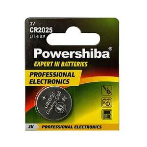 باتری سکه ای پاور شیبا مدل CR2025 کد 02