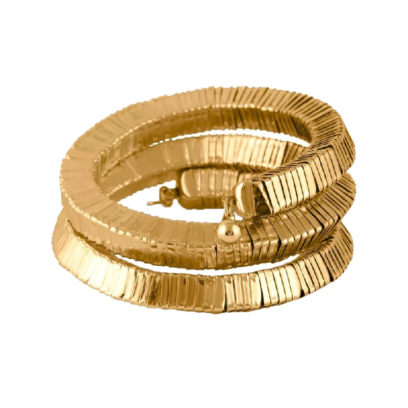 دستبند النگویی زنانه مدل ماری منعطف کد D300