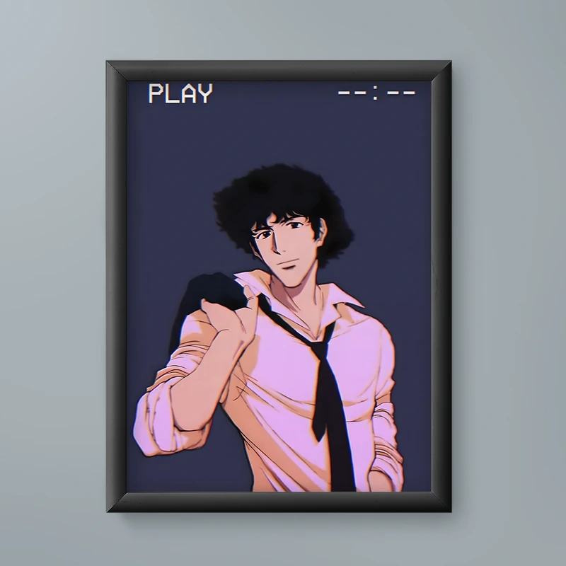 تابلو مدل انیمه اسپایک اسپیگل کابوی بیباپ Spike Spiegel Cowboy Bebop anime 08