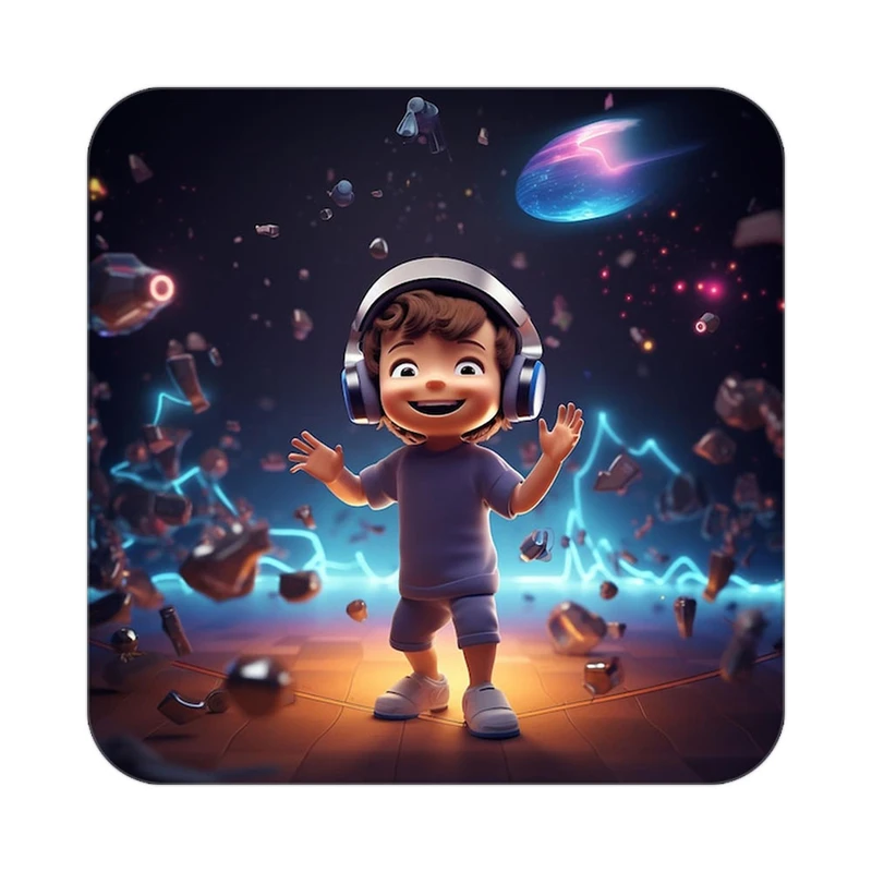 زیر لیوانی کاکتی طرح فضانورد مدل mp45945