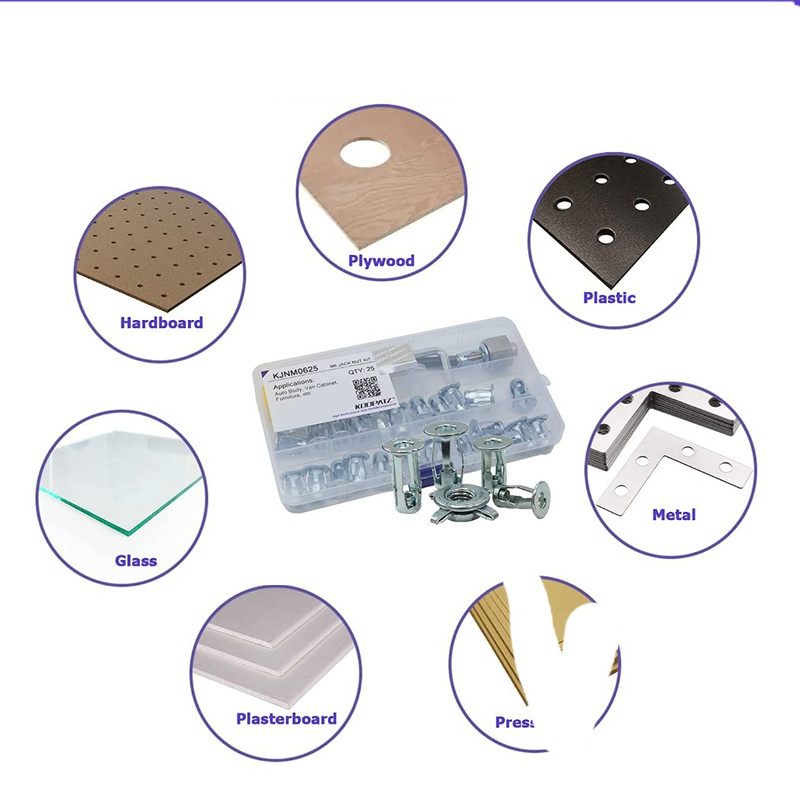 مهره پرچ مدل خودکار M4 بسته 20 عددی مهره پرچ مدل خودکار M4 بسته 20 عددی