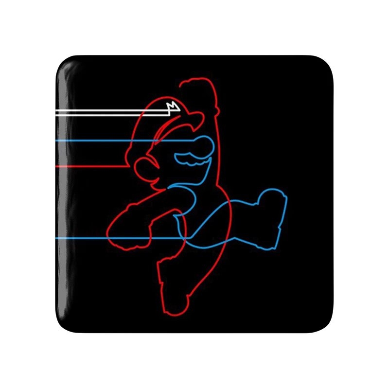 پیکسل خندالو طرح سوپر ماریو مدل مربعی کد 30435