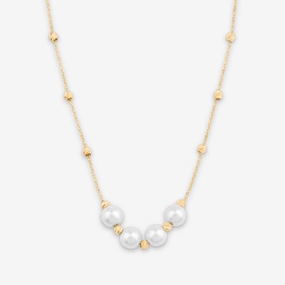 گردنبند طلا 18 عیار زنانه با زنجیر البرنادو گلدم مدل PE155001
