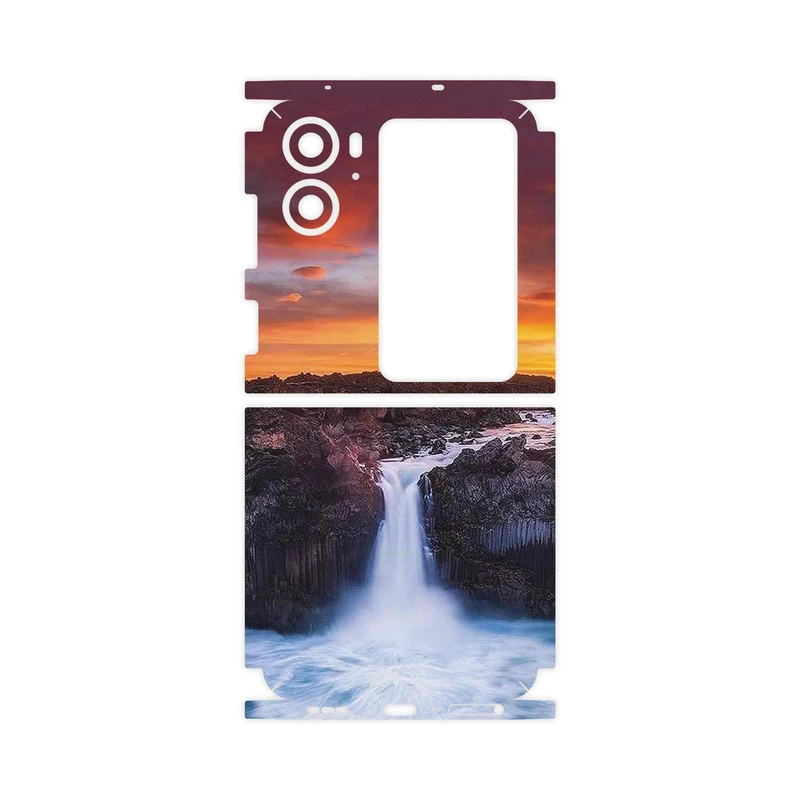 برچسب پوششی ماهوت مدل Waterfall-FullSkin مناسب برای گوشی موبایل اپو Find N2 Flip
