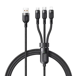 کابل تبدیل  USB به microUSB / لایتنینگ / USB-C مک دودو مدل CA-0930 طول 1.2 متر