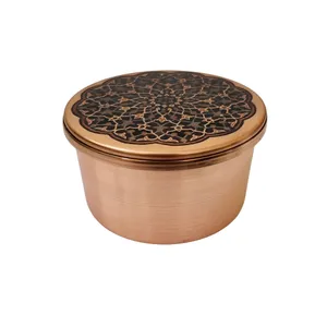 شکلات خوری مسی طرح سنتی کد ZH356.7 