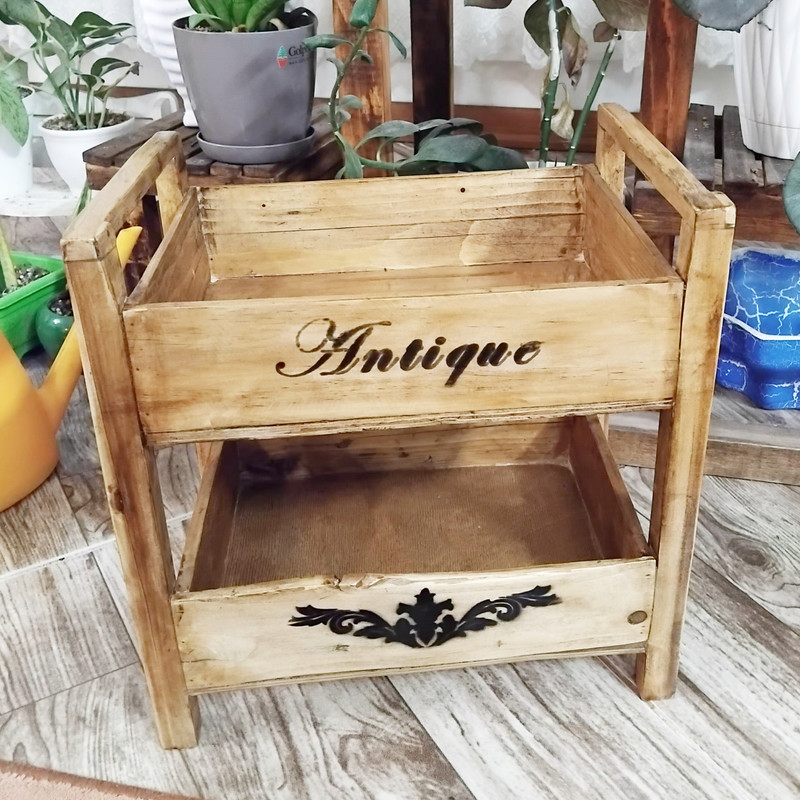 سبد سیب زمینی پیاز مدل Antique کد 1403