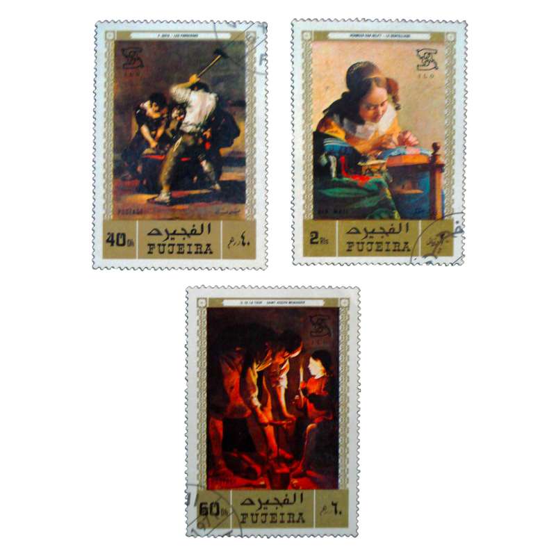 تمبر یادگاری مدل ملل کد bc-2091 مجموعه 3 عددی