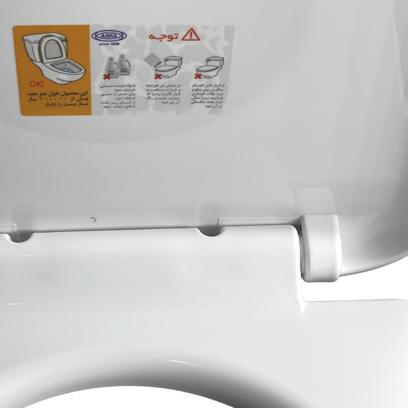 در توالت فرنگی مدل پاول