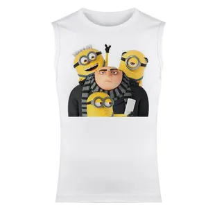 تاپ مردانه مدل مینیون کد 169 رنگ سفید