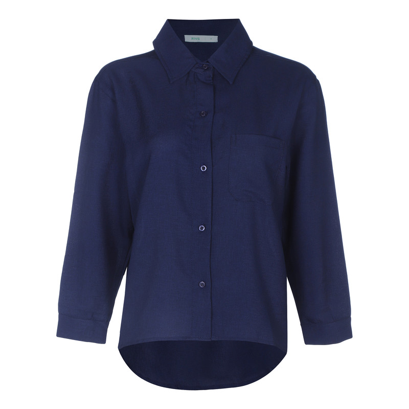 شومیز آستین بلند یقه برگردان زنانه آر اِن اِس مدل 112723835904