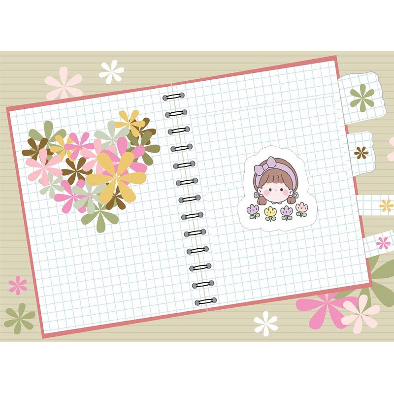 برچسب مدل اسکرپ بوک طرح cute مجموعه 11 عددی
