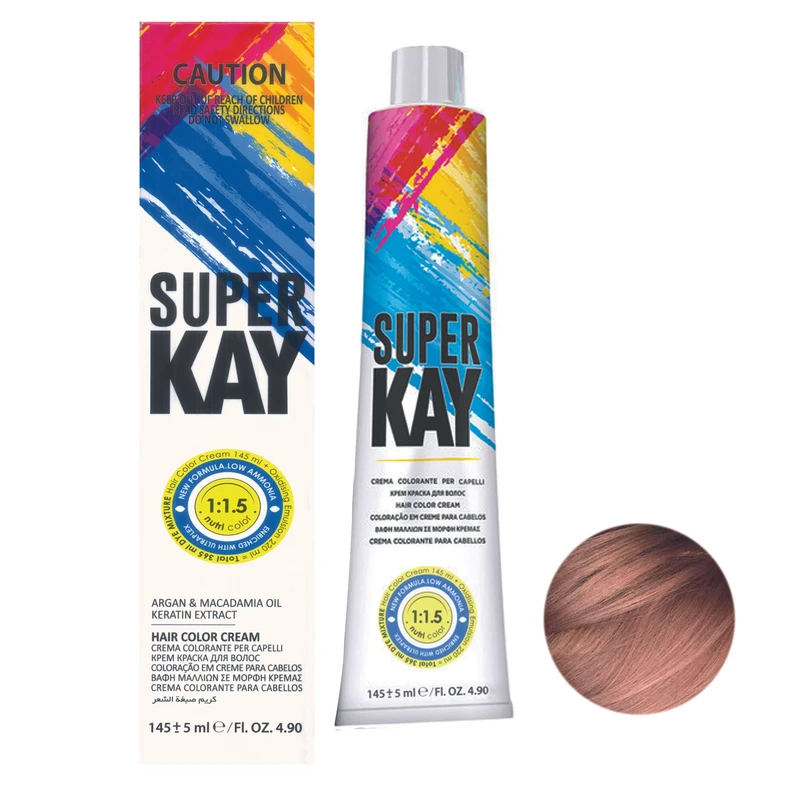 رنگ مو سوپرکی شماره S80 حجم 145 میلی لیتر رنگ شیر نسکافه