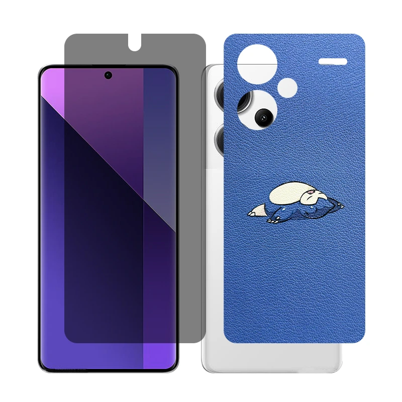 محافظ صفحه نمایش حریم شخصی گلس مدل Together مناسب برای گوشی موبایل شیائومی Redmi Note 13 Pro Plus به همراه برچسب پوششی پشت گوشی