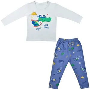 ست تی شرت و شلوار نوزادی مدل دایناسور