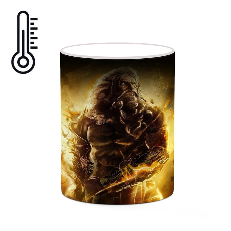 ماگ حرارتی کاکتی طرح گاد آف وار God Of War مدل mgh40435