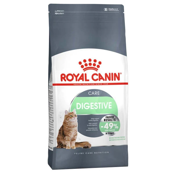 غذای خشک گربه بالغ رویال کنین مدل DIGESTIVE CARE وزن 2 کیلوگرم 