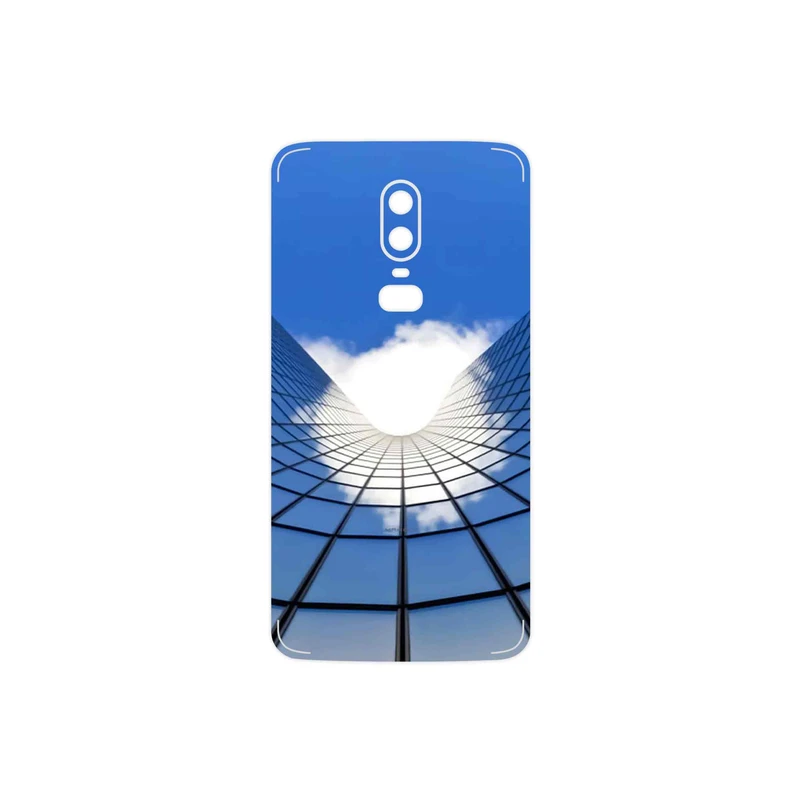 برچسب پوششی ماهوت مدل Glass skyscraper مناسب برای گوشی موبایل وان پلاس 6