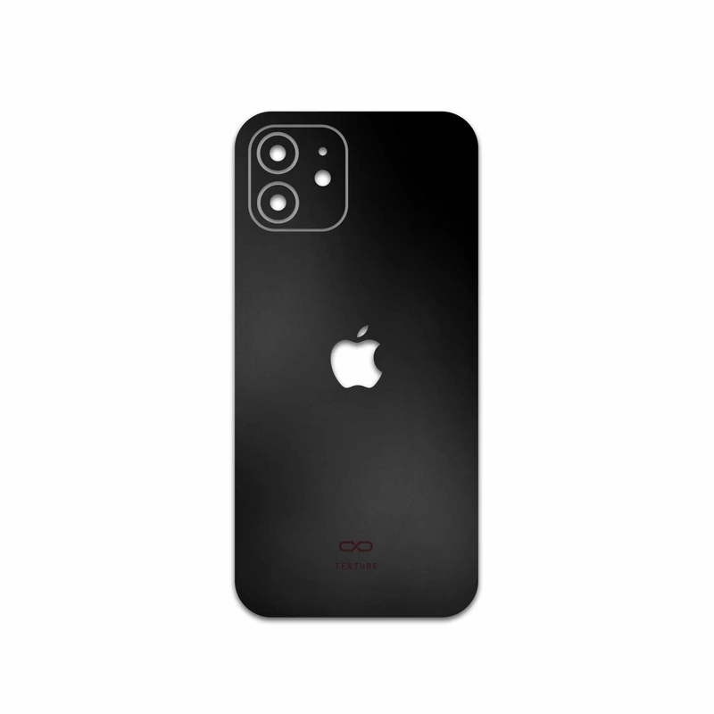 برچسب پوششی ماهوت مدل Matte-Black مناسب برای گوشی موبایل اپل iPhone 12