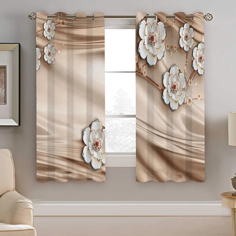 پرده نیروانا طرح سه بعدی مدل هازان کد 8526 سایز 140×200 سانتی متر