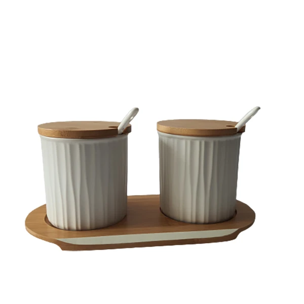 ظرف مربا و ادویه اولالا مدل سرامیکی 9379