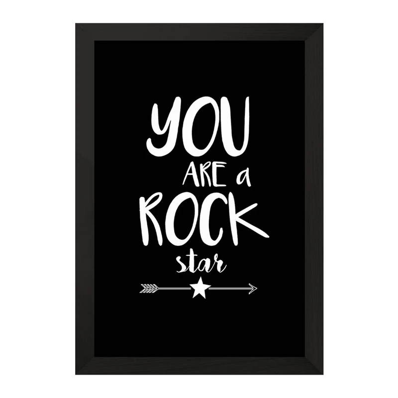 تابلو خندالو مدل You Are A Rock Star کد F11419