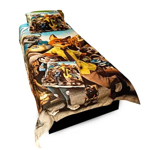 سرویس روتختی التین کوماش طرح زوتوپیا مدل ZOTOPIA یک نفره 3 تکه