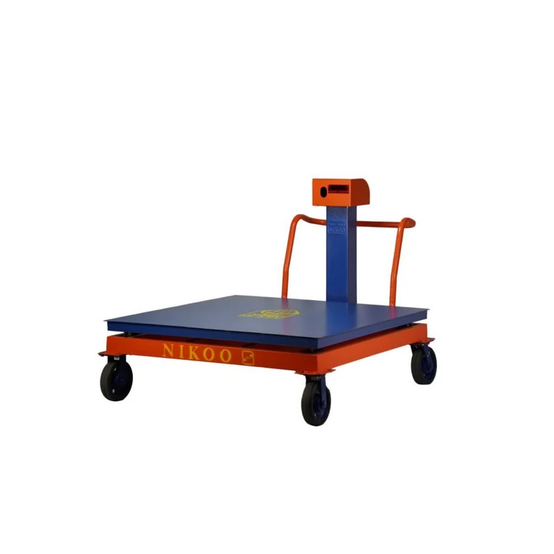 باسکول دیجیتال نیکو مدل 1تن متوسط چرخدار میدانی