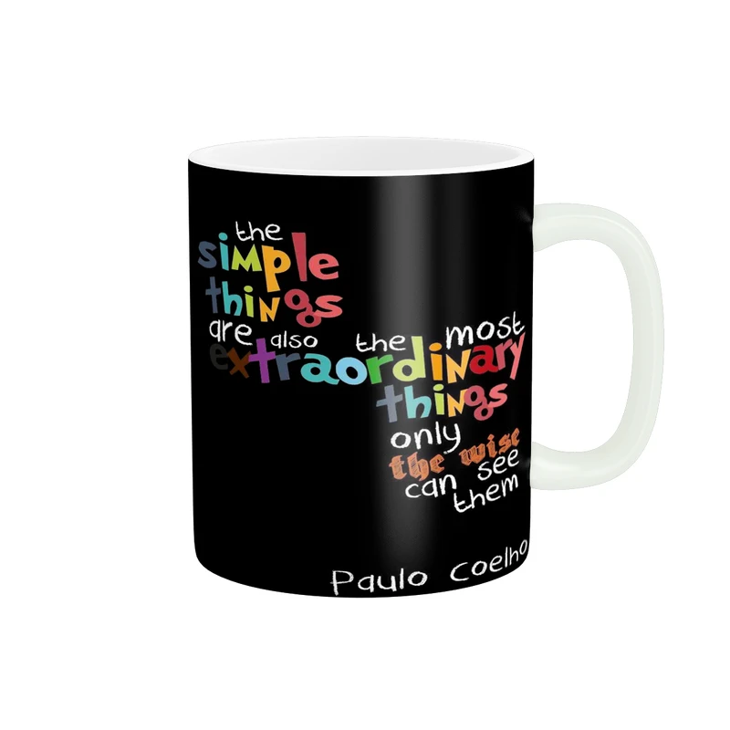 ماگ طرح شعر پائولو کوئلیو کد M766