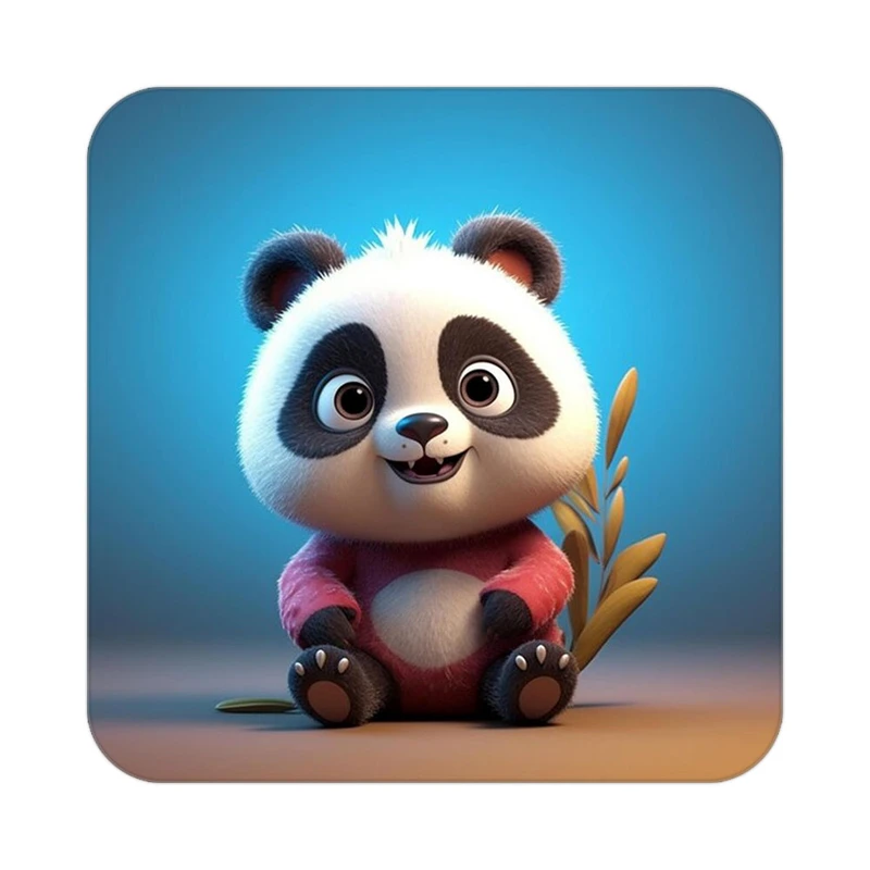 زیر لیوانی کاکتی طرح حیوانات کارتونی مدل mp27800