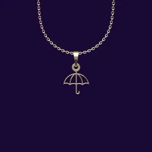گردنبند طلا 18 عیار زنانه مدوپد مدل چتر کد DD2-1-1082