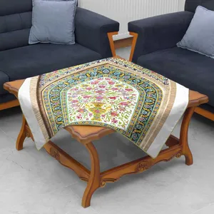 رومیزی مدوپد طرح کاشی قاب و گوشواره مدل mod00129