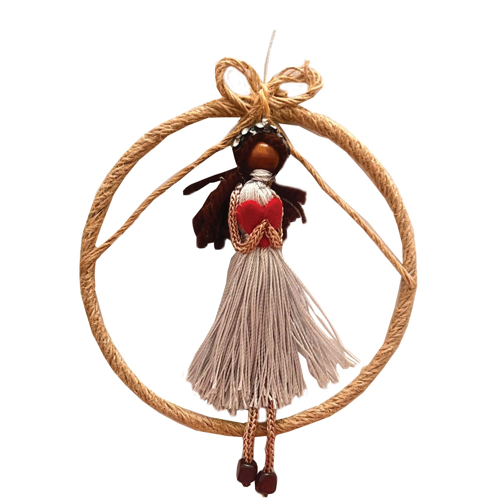 عروسک بافتنی مدل دختر مهربان