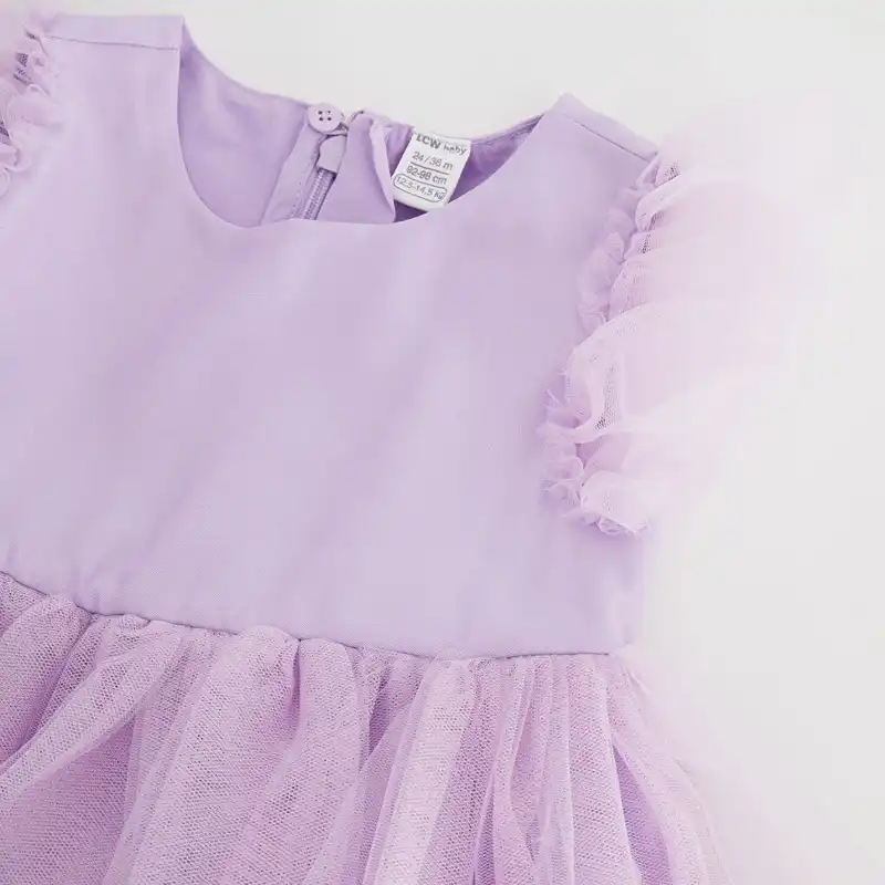 پیراهن دخترانه ال سی وایکیکی مدل LC-dkk004