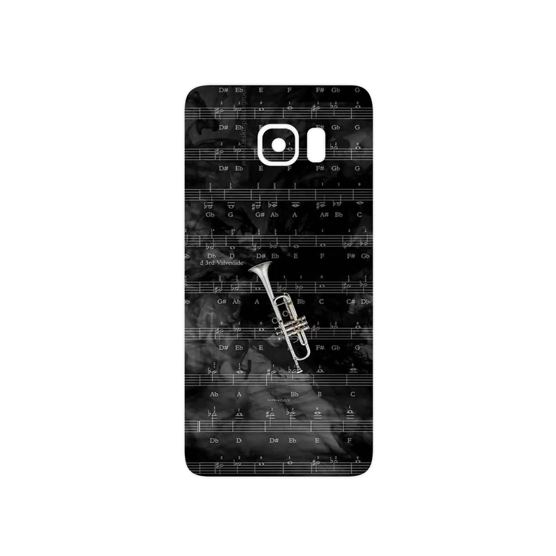 برچسب پوششی ماهوت مدل Trumpet مناسب برای گوشی موبایل سامسونگ Galaxy S6 Edge